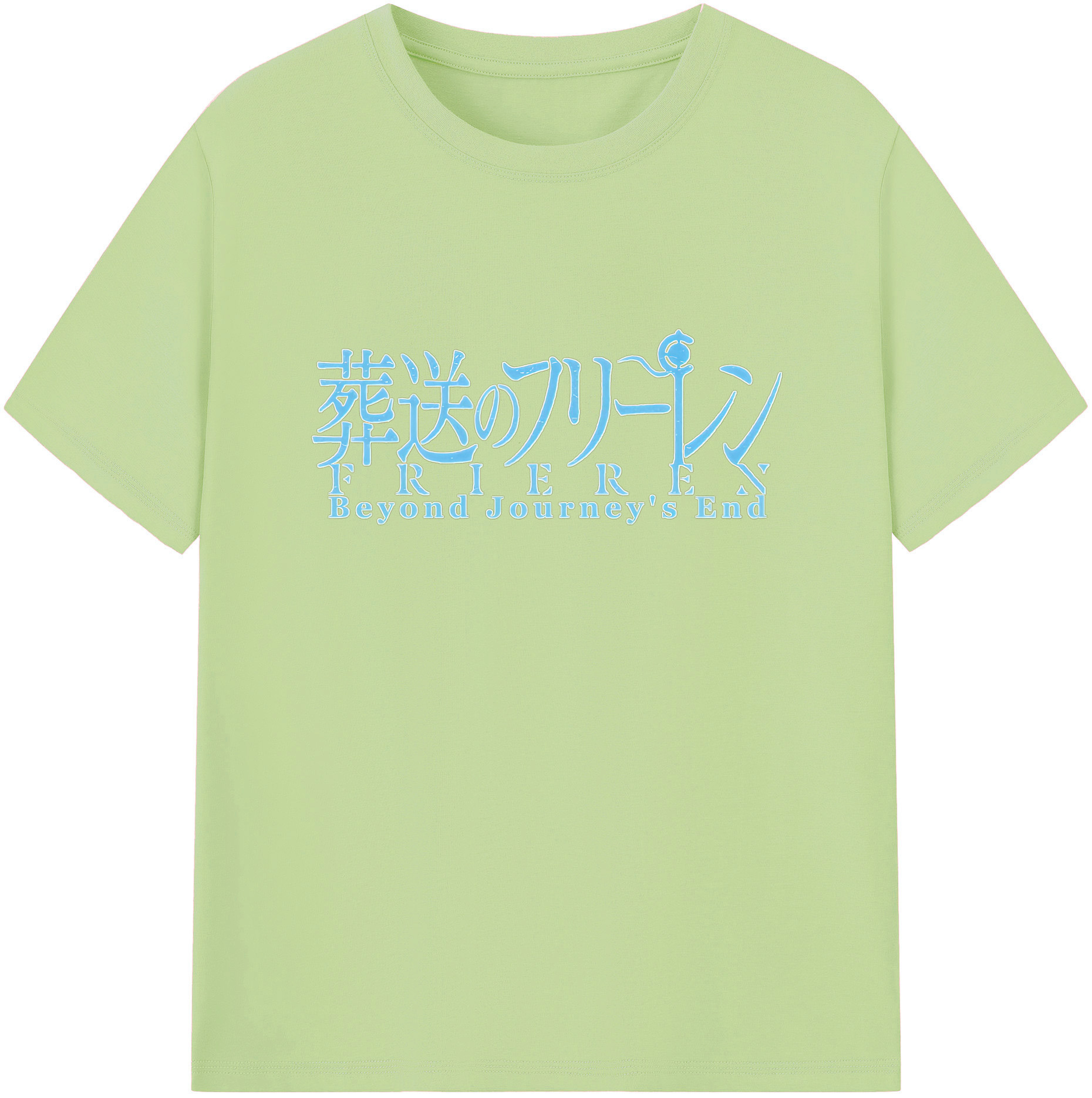 （画像用） 葬送のフリーレン Frieren 綿100％半袖Tシャツ（フロントプリント）